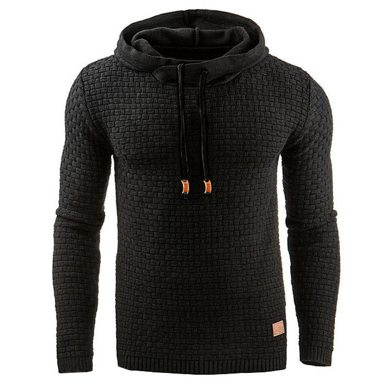 Heren Hoodie Wafelstructuur Capuchon Warm en Comfortabel - StudioMarella