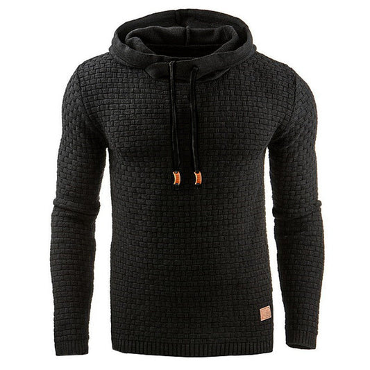 Heren Hoodie Wafelstructuur Capuchon Warm en Comfortabel - StudioMarella
