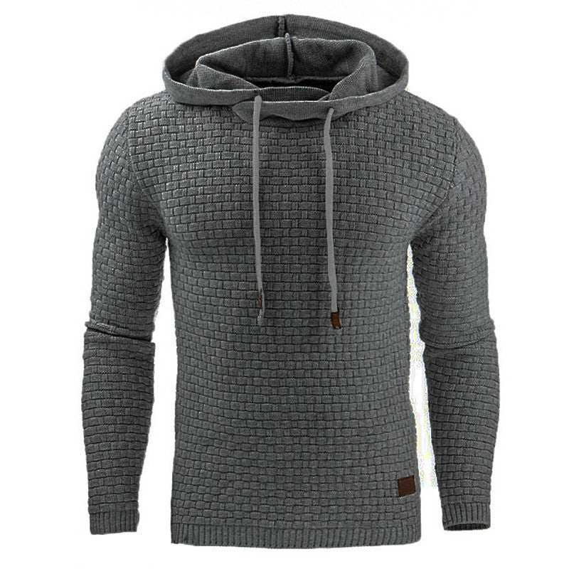 Heren Hoodie Wafelstructuur Capuchon Warm en Comfortabel