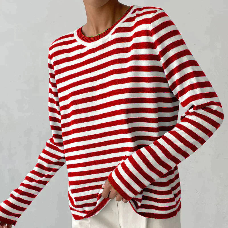 Dames Truitje Gestreept Zomerjurk Casual Kleding