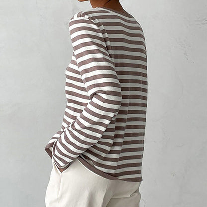 Dames Truitje Gestreept Zomerjurk Casual Kleding