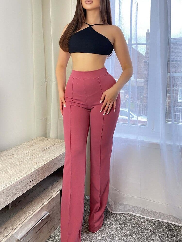 Hoge Taille Broek voor Vrouw Comfortabel Elke Dag