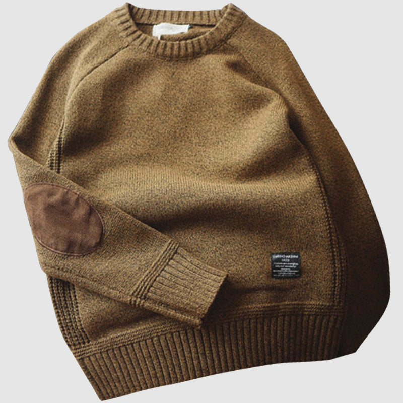 Heren Trui Ronde Hals Warme Casual Sweater voor Herfst en Winter