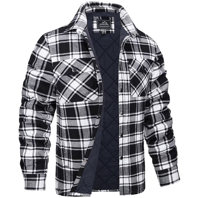Heren Winterjas Gevoerd Sherpa Warm en Waterdicht