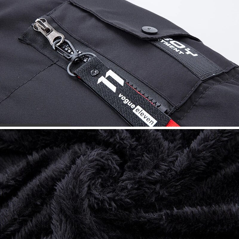 Heren Parka Warm en Waterdicht met Capuchon en Bontkraag