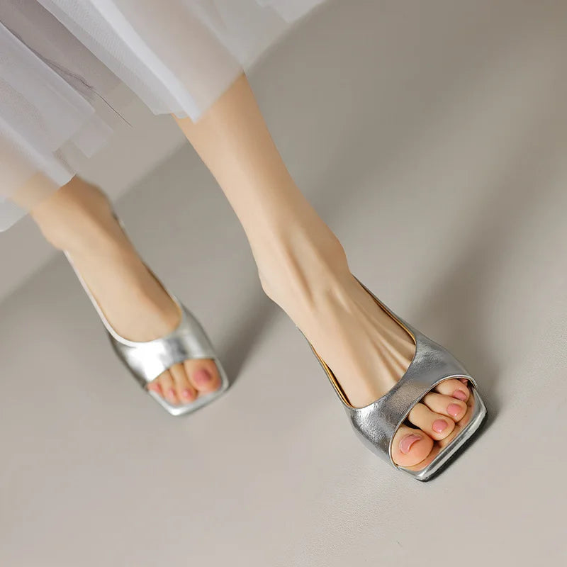 Gouden Sandalen Luxe Zomer Schoenen