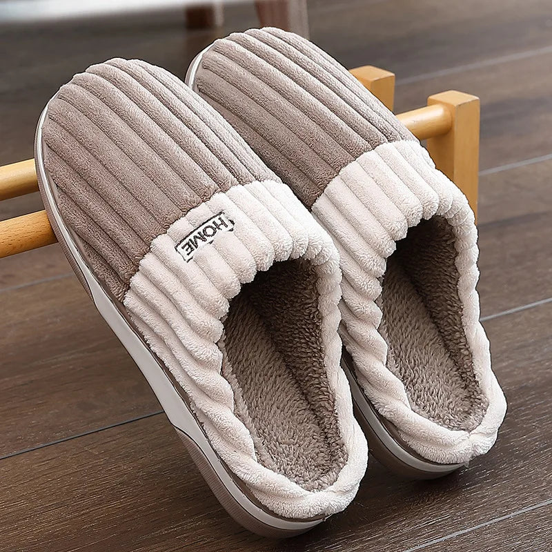 Pantoffels Streepjes Design Zacht Comfortabel