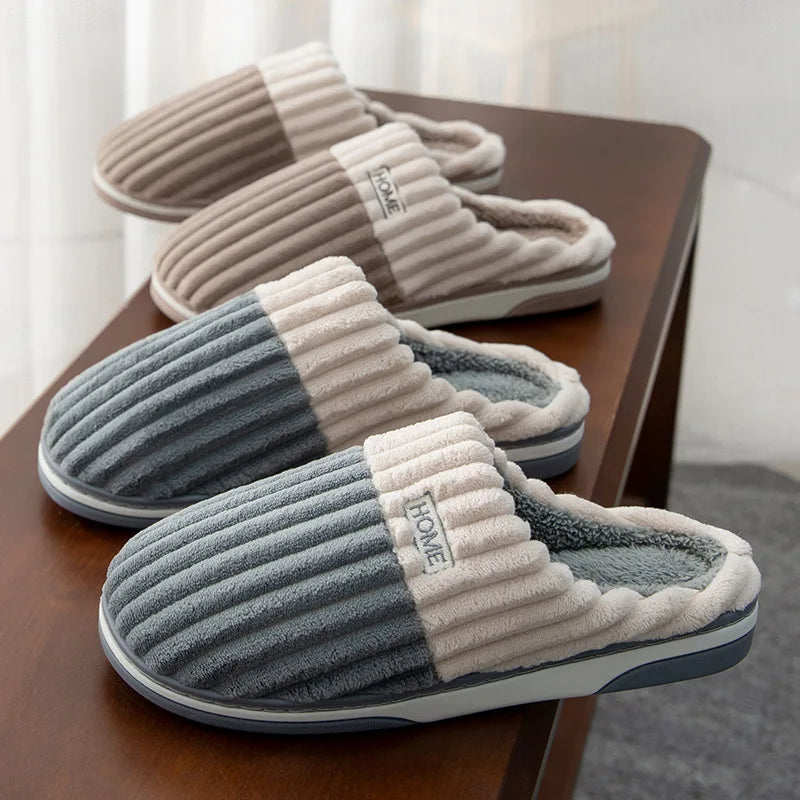 Pantoffels Streepjes Design Zacht Comfortabel