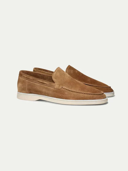 Heren Loafers Suède Instapschoenen Comfortabele Zool
