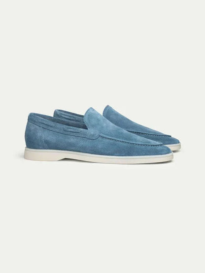 Heren Loafers Suède Instapschoenen Comfortabele Zool