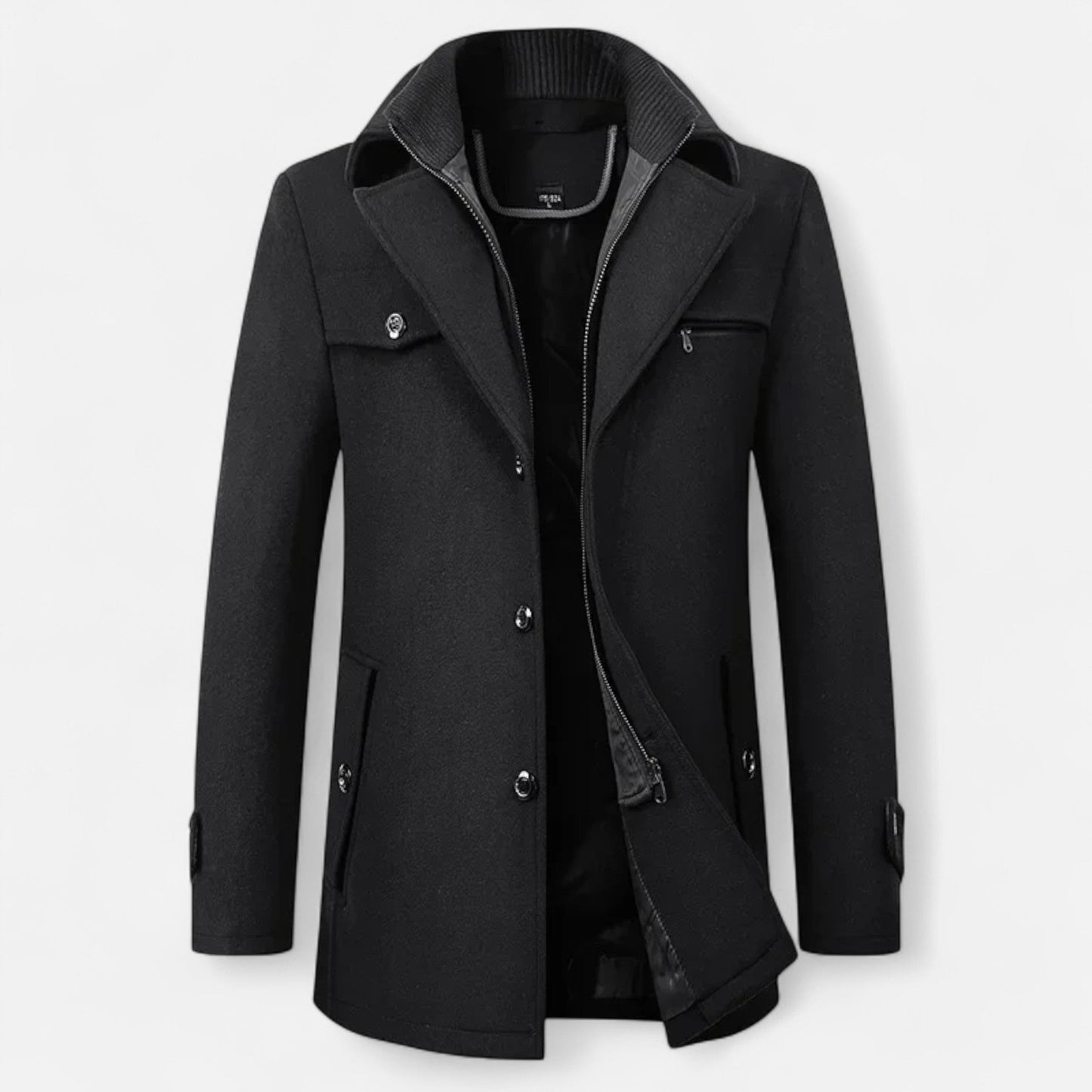 Heren Trenchcoat Elegant en Chic Winter