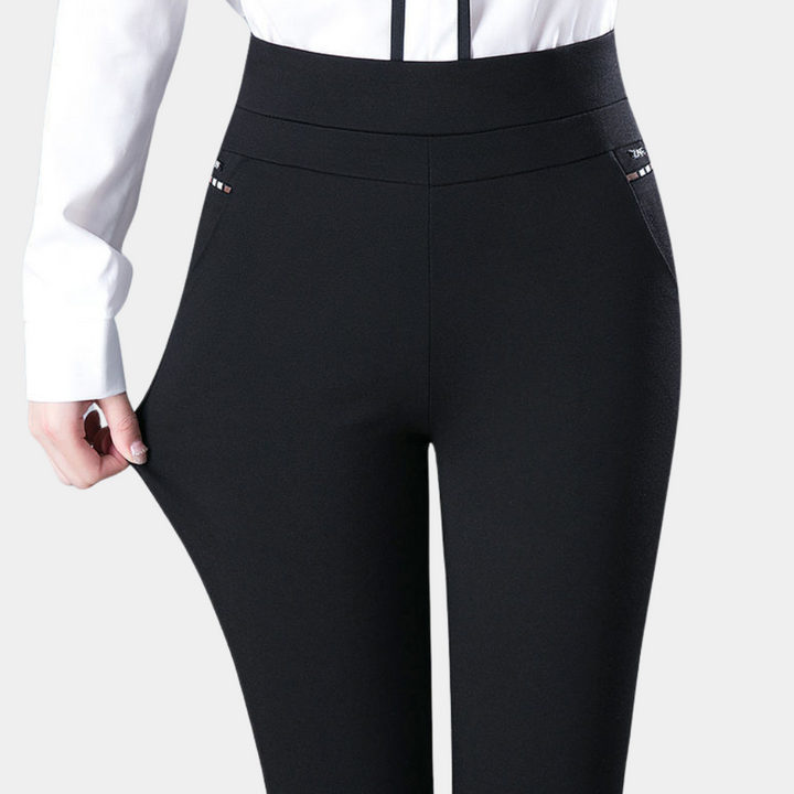 Stretch Broek Hoge Taille Comfortabel - StudioMarella