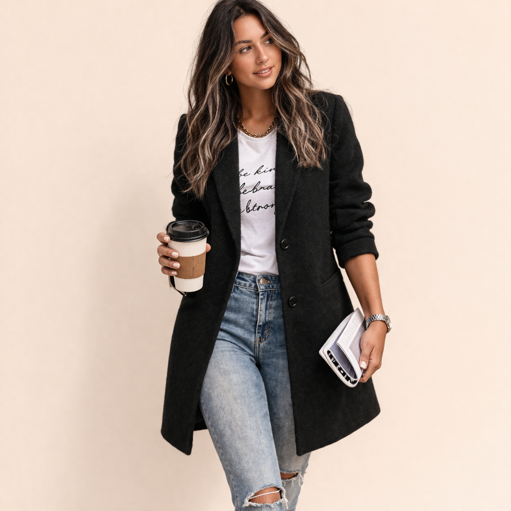 Maria | Blazer lungo ed elegante da donna 2