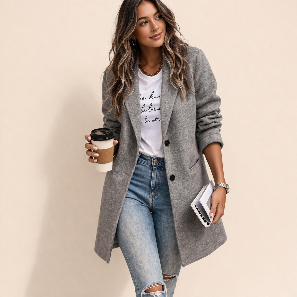 Maria | Blazer lungo ed elegante da donna 3