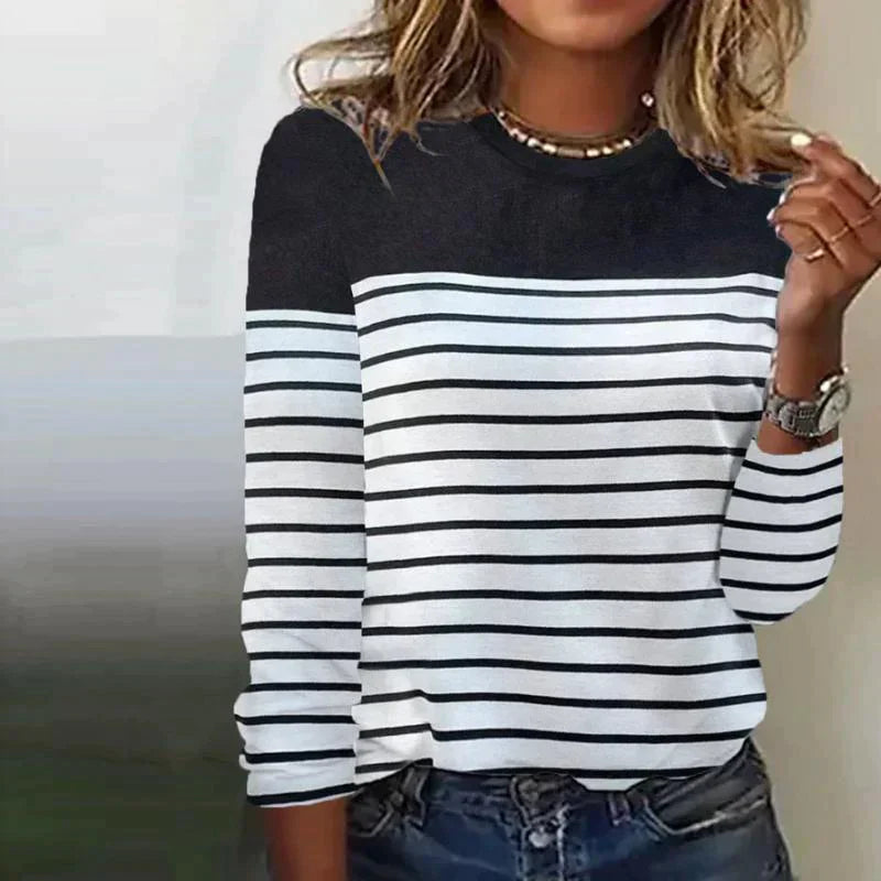 Dames Blouse Lange Mouw Klassiek Casual - StudioMarella