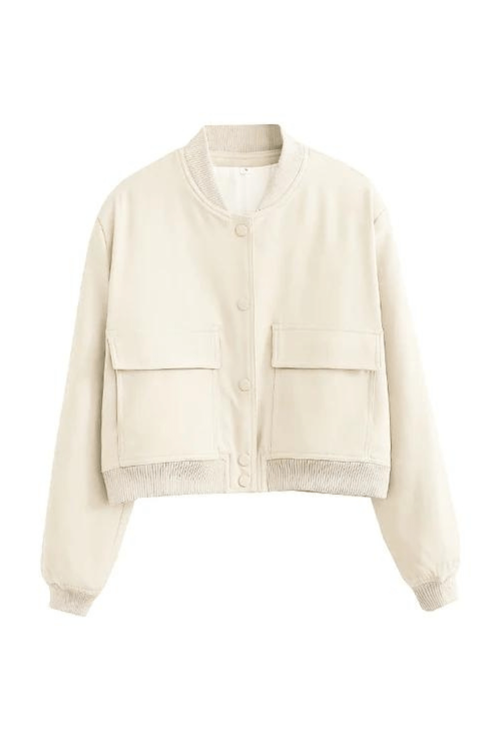 Korte Jas College Stijl Button Up voor Dames - StudioMarella
