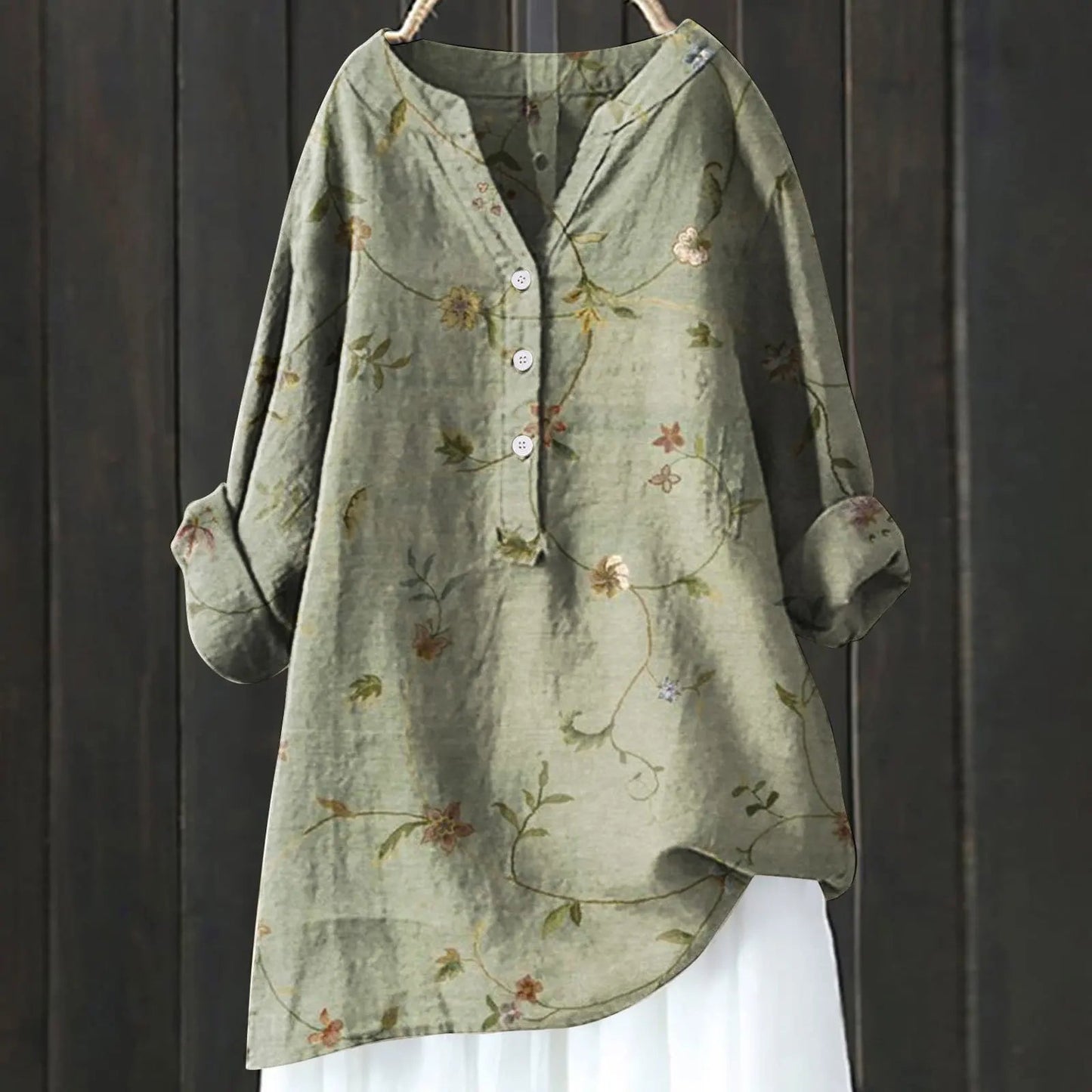 Bloes Zomerjurk met Bloemen Grote Maten