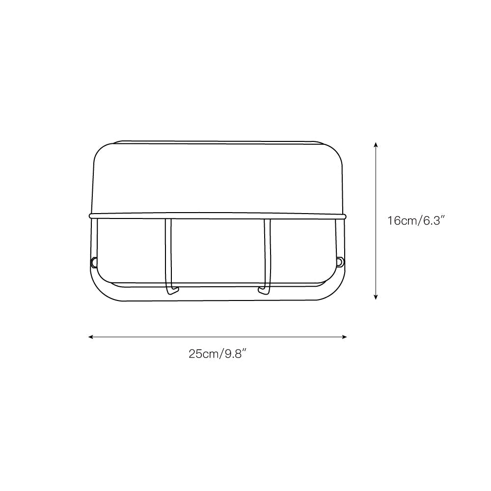 Nautische Buiten Wandlamp Bulkhead Met Opaal Glas En Aluminium Behuizing Voor Gevel En Entree