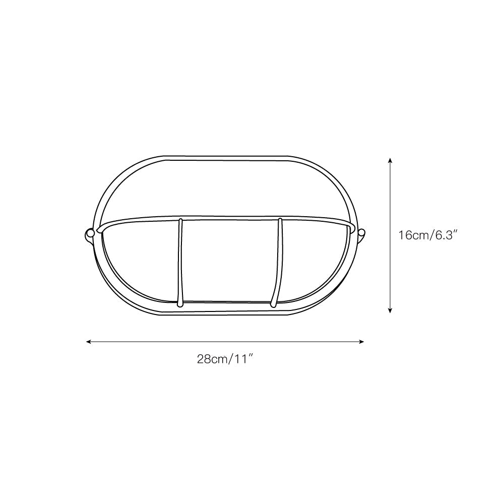 Nautische Buiten Wandlamp Bulkhead Met Opaal Glas En Aluminium Behuizing Voor Gevel En Entree