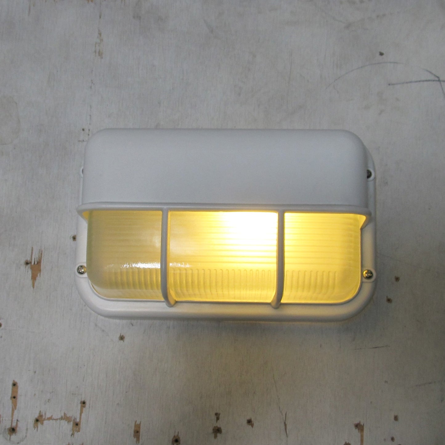 Nautische Buiten Wandlamp Bulkhead Met Opaal Glas En Aluminium Behuizing Voor Gevel En Entree