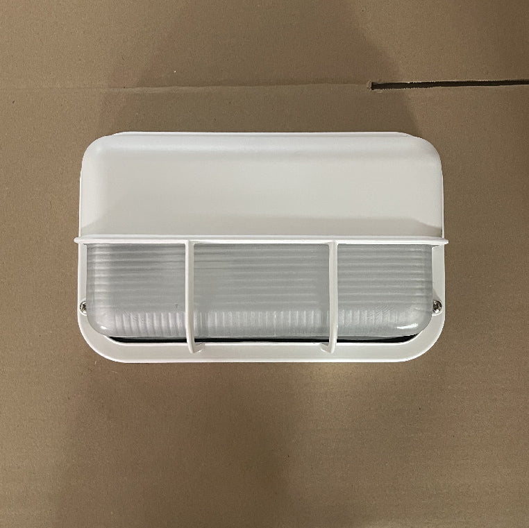Nautische Buiten Wandlamp Bulkhead Met Opaal Glas En Aluminium Behuizing Voor Gevel En Entree