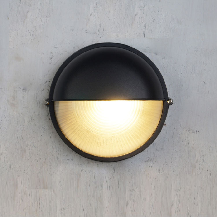 Nautische Buiten Wandlamp Bulkhead Met Opaal Glas En Aluminium Behuizing Voor Gevel En Entree
