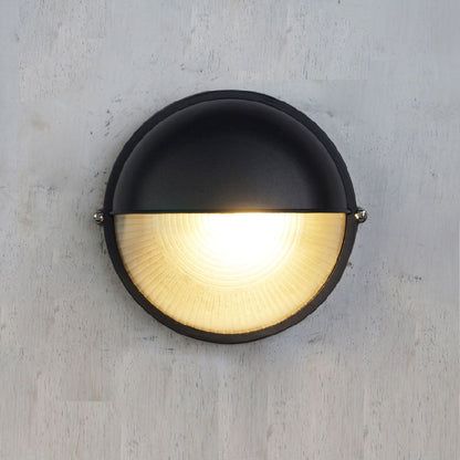 Nautische Buiten Wandlamp Bulkhead Met Opaal Glas En Aluminium Behuizing Voor Gevel En Entree