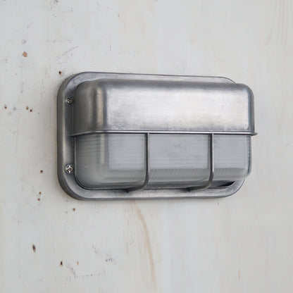 Nautische Buiten Wandlamp Bulkhead Met Opaal Glas En Aluminium Behuizing Voor Gevel En Entree