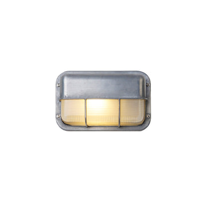 Vintage Buitenlamp Messing met Glazen Kap - Wandverlichting voor Terras & Tuin