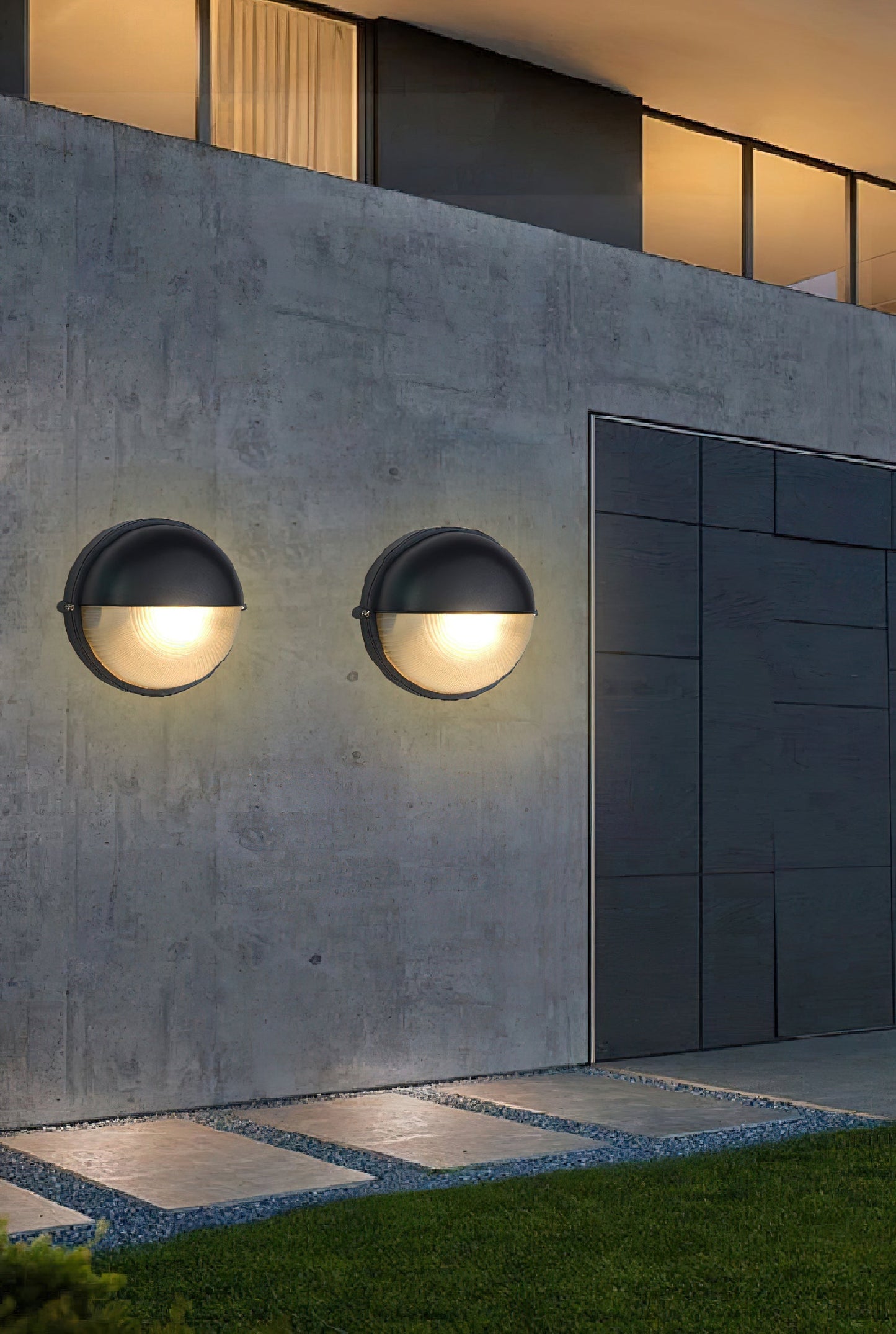 Nautische Buiten Wandlamp Bulkhead Met Opaal Glas En Aluminium Behuizing Voor Gevel En Entree