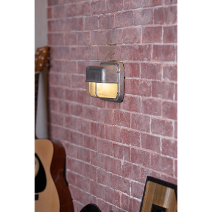 Nautische Buiten Wandlamp Bulkhead Met Opaal Glas En Aluminium Behuizing Voor Gevel En Entree