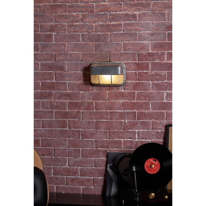 Nautische Buiten Wandlamp Bulkhead Met Opaal Glas En Aluminium Behuizing Voor Gevel En Entree