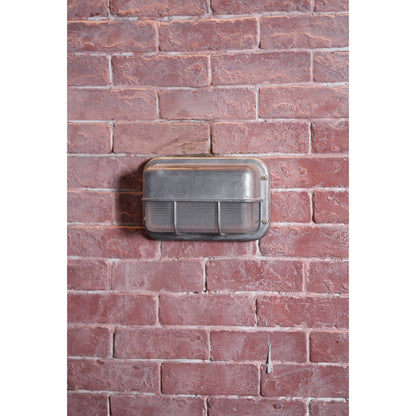 Nautische Buiten Wandlamp Bulkhead Met Opaal Glas En Aluminium Behuizing Voor Gevel En Entree