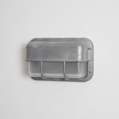 Nautische Buiten Wandlamp Bulkhead Met Opaal Glas En Aluminium Behuizing Voor Gevel En Entree