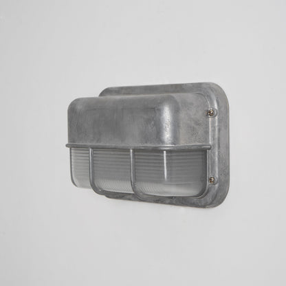 Nautische Buiten Wandlamp Bulkhead Met Opaal Glas En Aluminium Behuizing Voor Gevel En Entree