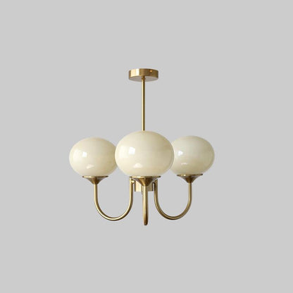 Glazen Kroonluchter Met Roze Witte Of Creme Bollen En Gouden Of Chromen Frame Moderne Design Kroonluchter Met 3 Of 5 Lichtpunten Voor Woonkamer En Eetkamer
