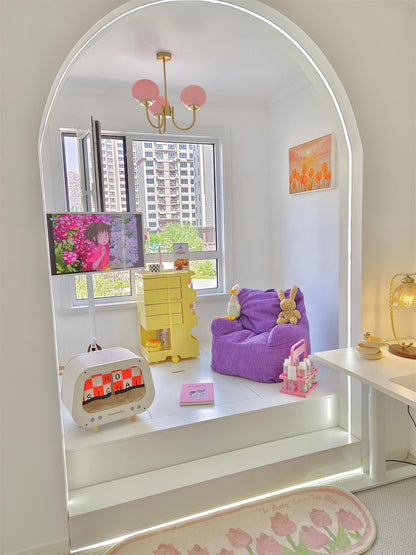 Plafondlamp Glas Roze Goud Retro 3 of 5 Lichts Hanglamp Woonkamer Slaapkamer Eetkamer Luxe