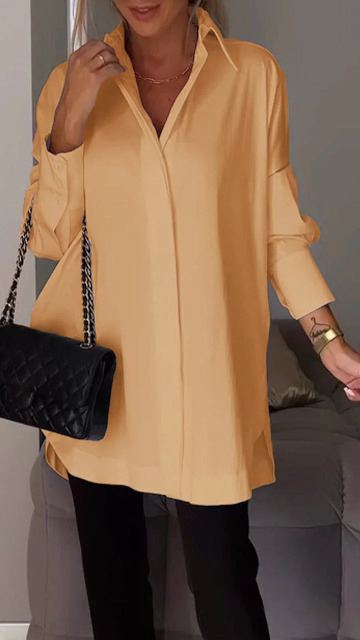 Oversized Casual Overhemd voor Vrouw Stijlvol