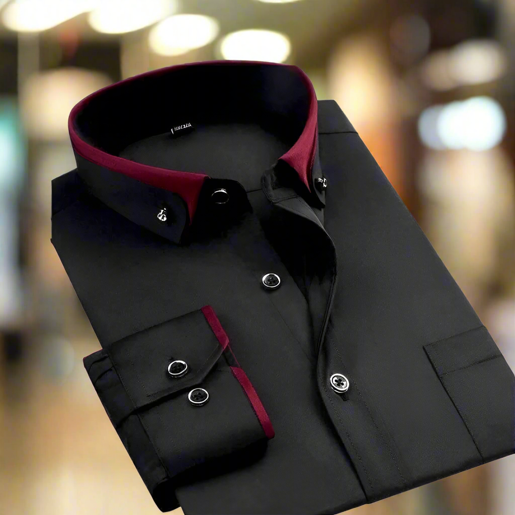 Overhemd voor Heren Klassiek Elegante Stijl Wit - StudioMarella