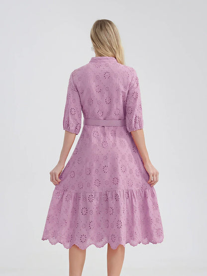 Zomerjurk Lichtblauw Vrolijk Zomerkleding