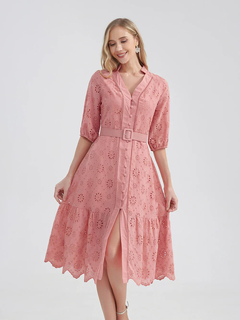 Zomerjurk Lichtblauw Vrolijk Zomerkleding - StudioMarella