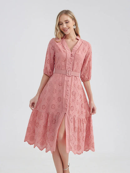 Zomerjurk Lichtblauw Vrolijk Zomerkleding - StudioMarella
