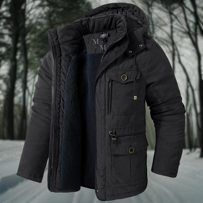 Heren Winterjas Warm en Waterdicht met Capuchon