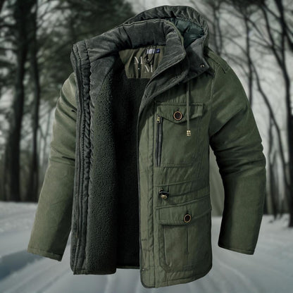 Heren Winterjas Warm en Waterdicht met Capuchon