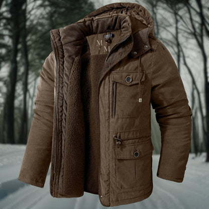 Heren Winterjas Warm en Waterdicht met Capuchon