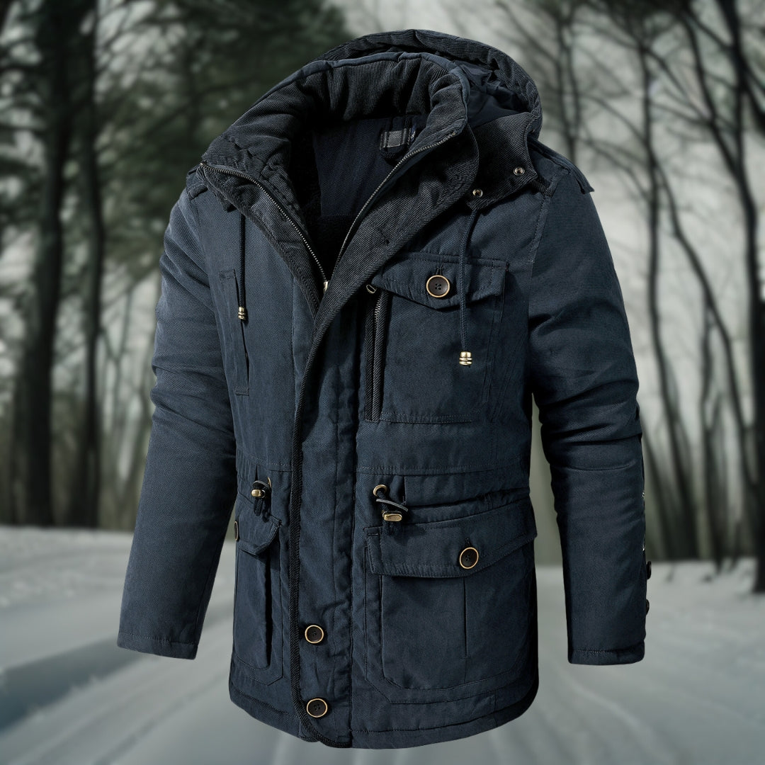 Heren Winterjas Warm en Waterdicht met Capuchon