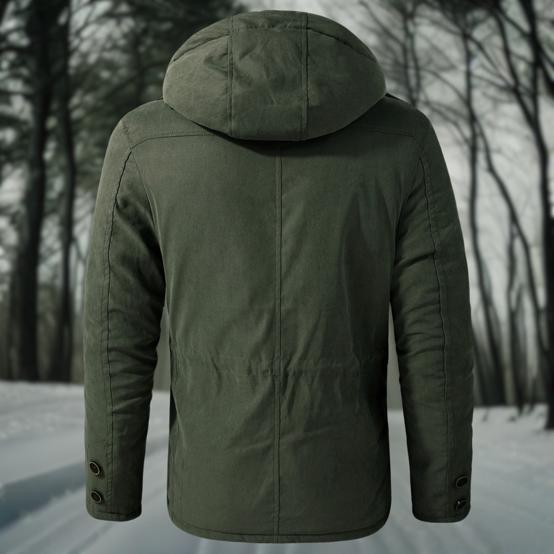 Heren Winterjas Warm en Waterdicht met Capuchon