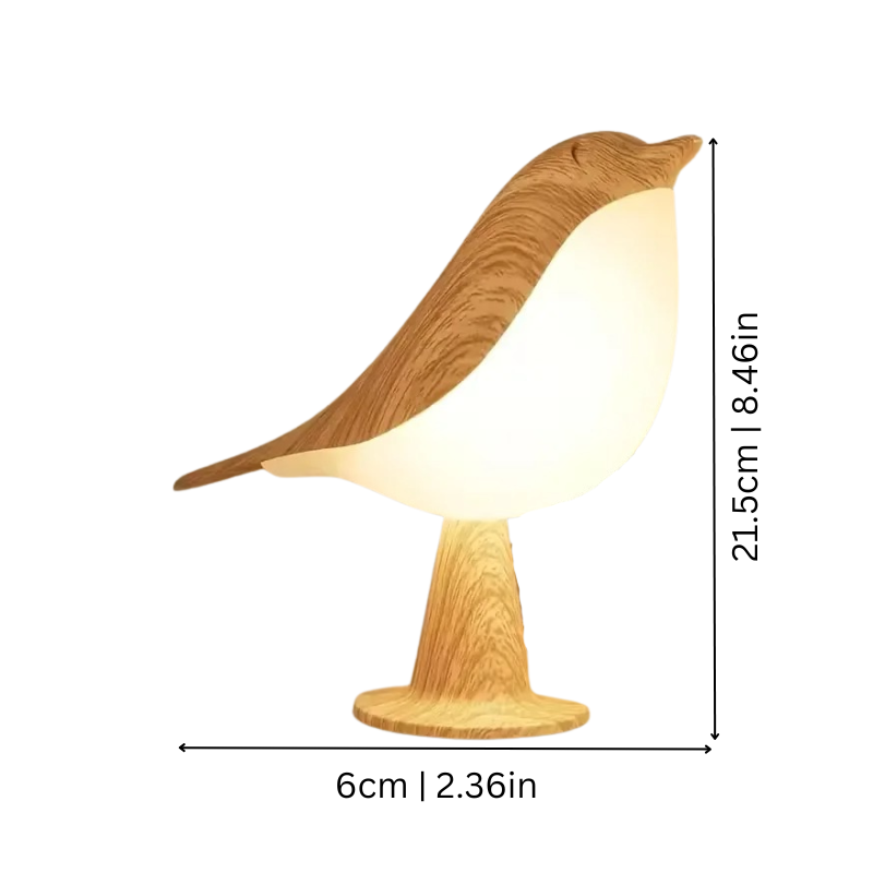 Dimbare Vogel Lamp met Aroma Diffuser – Draadloze Sfeerlamp voor Interieur