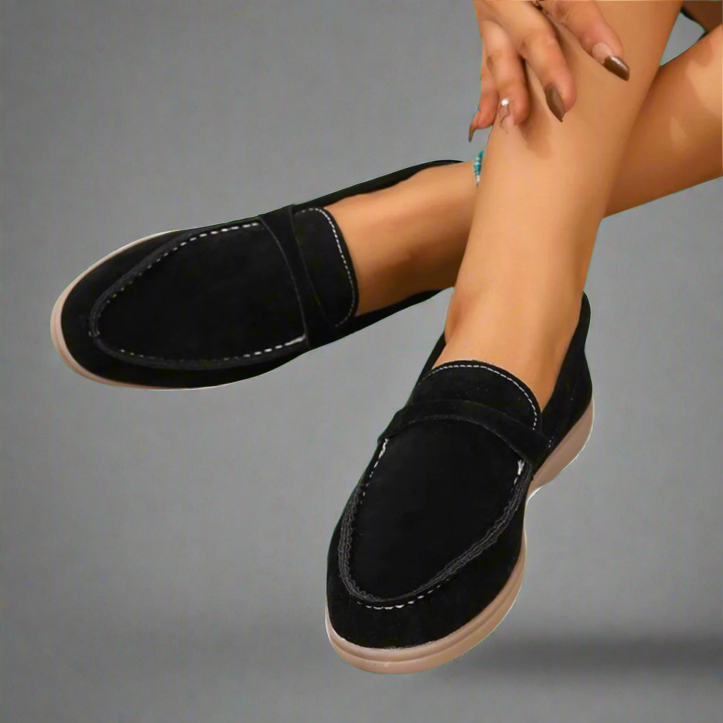 Moccasin Pantoffels van Zachte Suede Leer