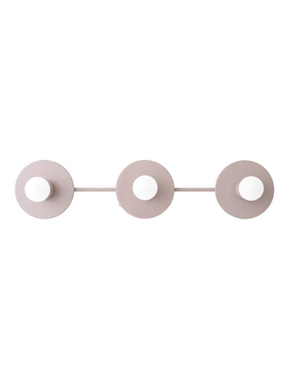 Minimalistische Badkamerlamp met Drie Lichtpunten - Verkrijgbaar in Meerdere Kleuren